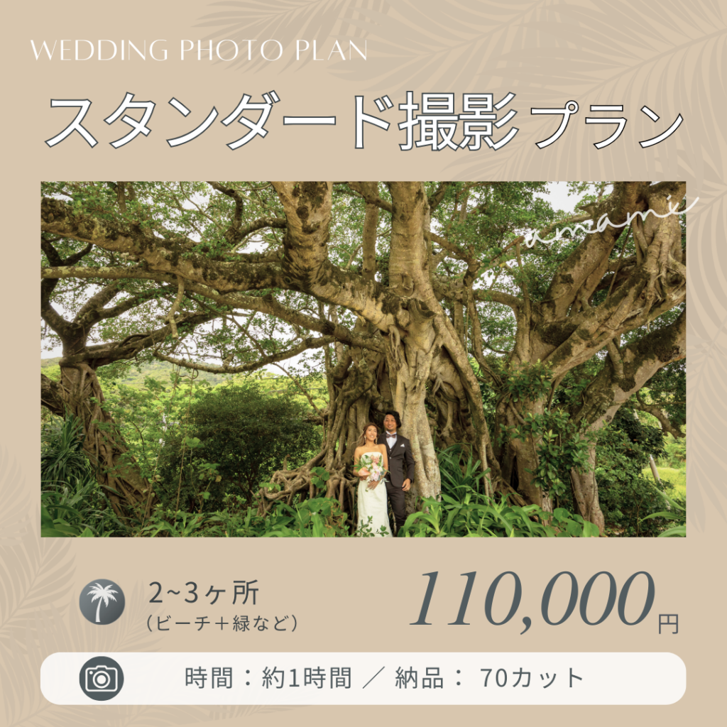 ウェディング撮影プラン一覧